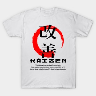 Kaizen Enso Japanese kanji words character symbol 119 T-Shirt